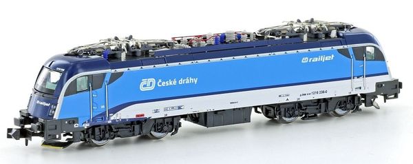Kato HobbyTrain Lemke H2736 - Czech Electric locomotive Rh 1216 Taurus of the CD Railjet